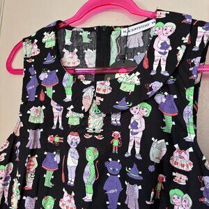 Dangerfield Black Friday Creepy Cuties Peter Pan Collar Dress